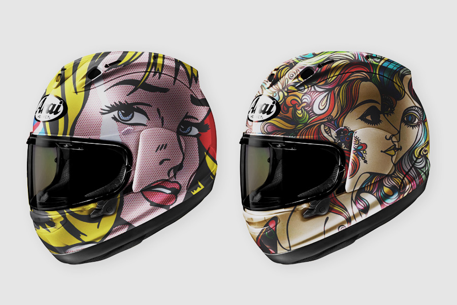 Design concepts for Arai Helmets 'Corsair' range