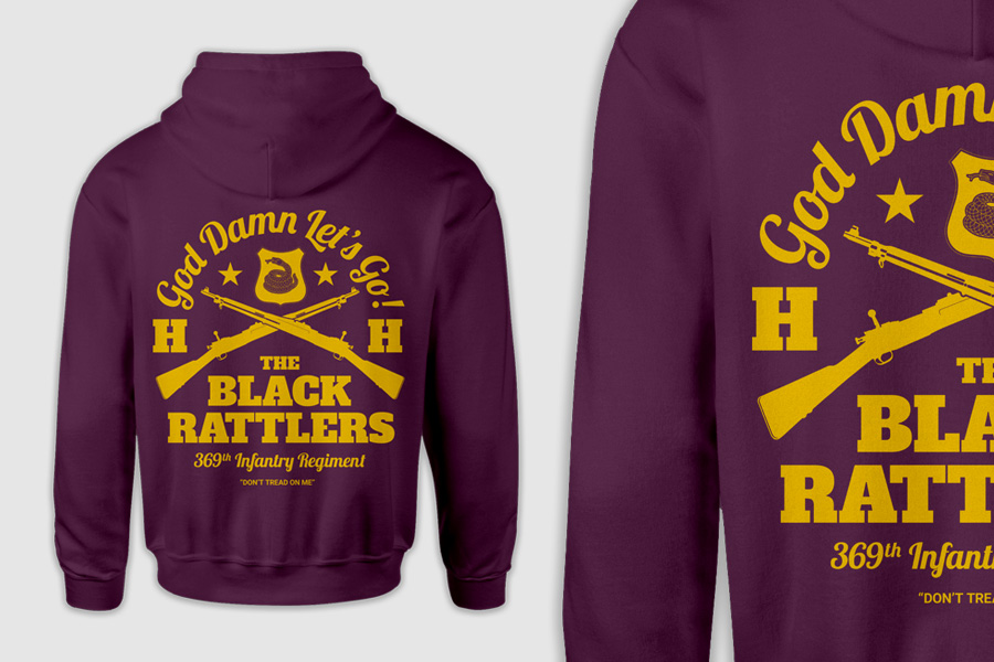 Concept and artwork for
Harlem Hellfighters apparel