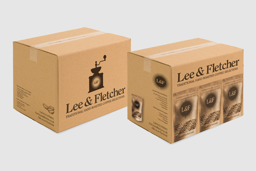 Concept, design and artwork
of coffee box packaging
