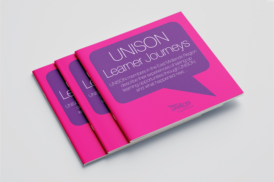 Concept, design and artwork of
Learner Journeys brochure